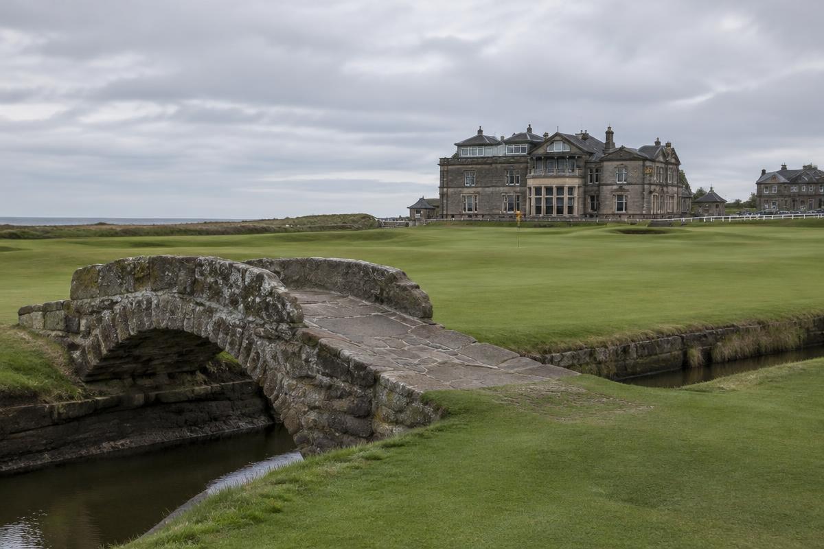 Golf course in Scotland, UK